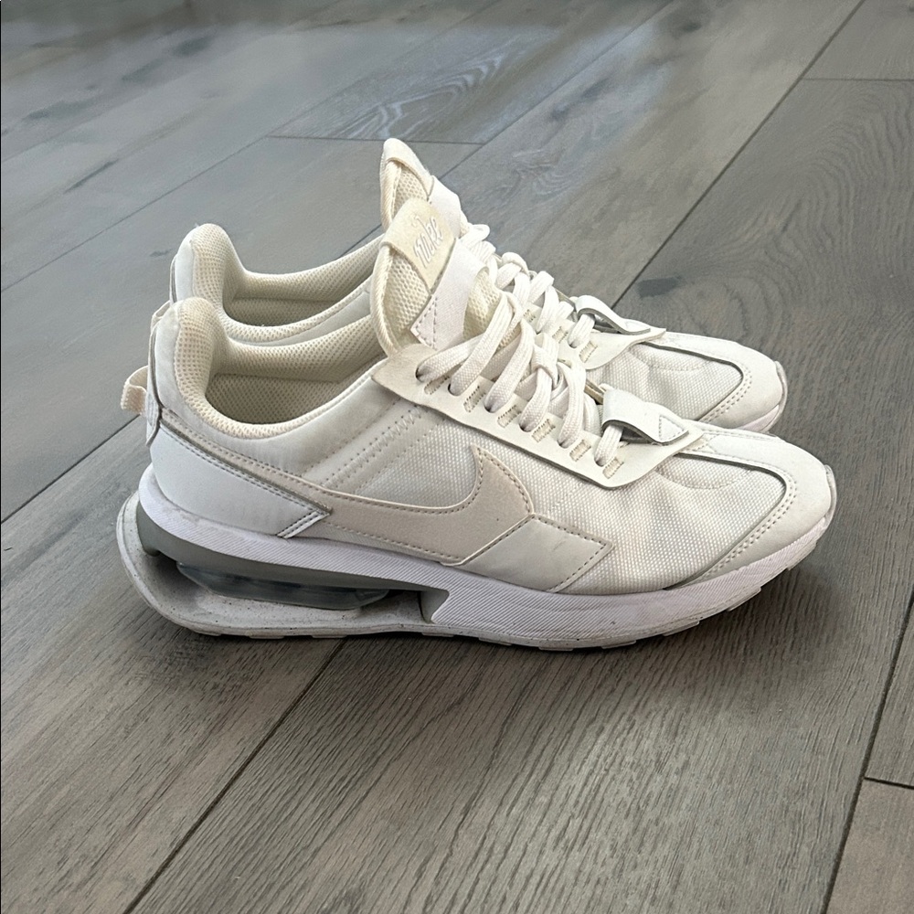 Nike Cream Sneakers with Air Cushioning